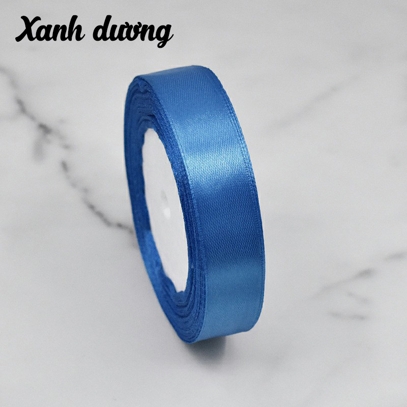 Cuộn ruy băng lụa trơn (bản 2cm)