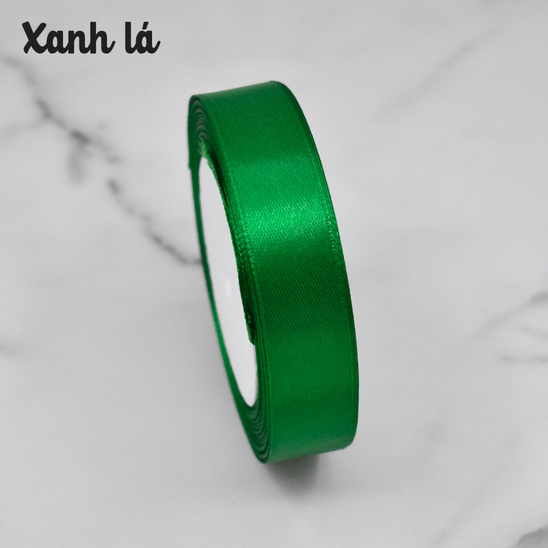 Cuộn ruy băng lụa trơn (bản 2cm)