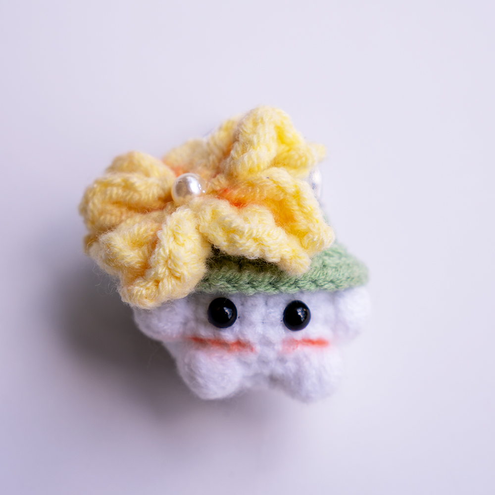 Móc khóa bé nấm handmade