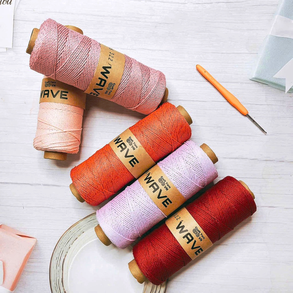 Sợi Wave Craft Yarn 125g | Tada Craft