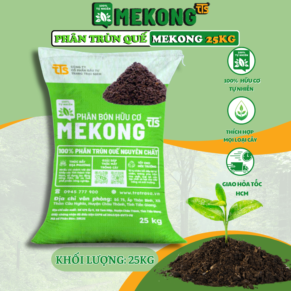 Phân trùn quế Mekong TTs