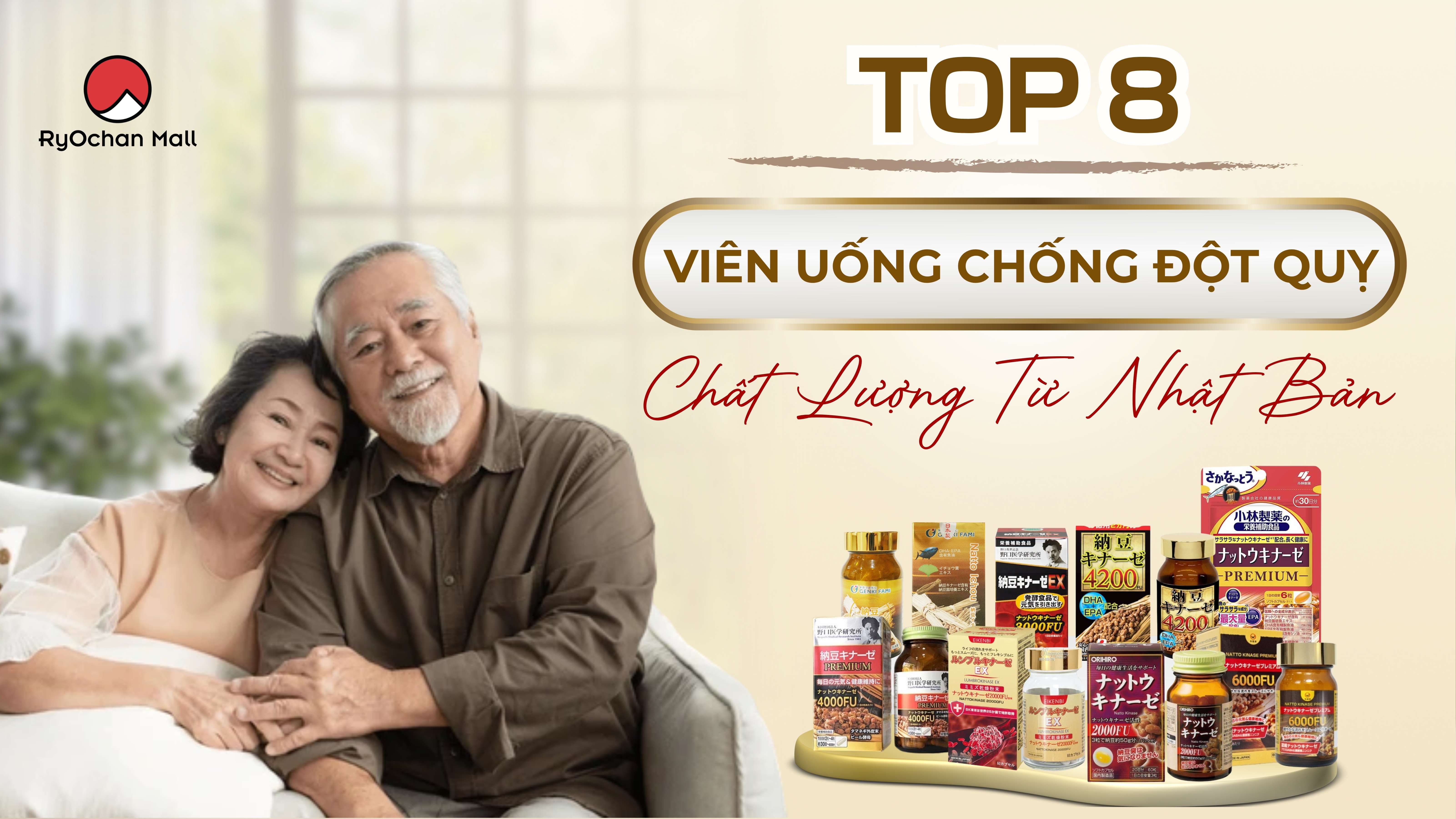 Bật Mí Top 8 Viên Uống Chống Đột Quỵ Chất Lượng Từ Nhật Bản