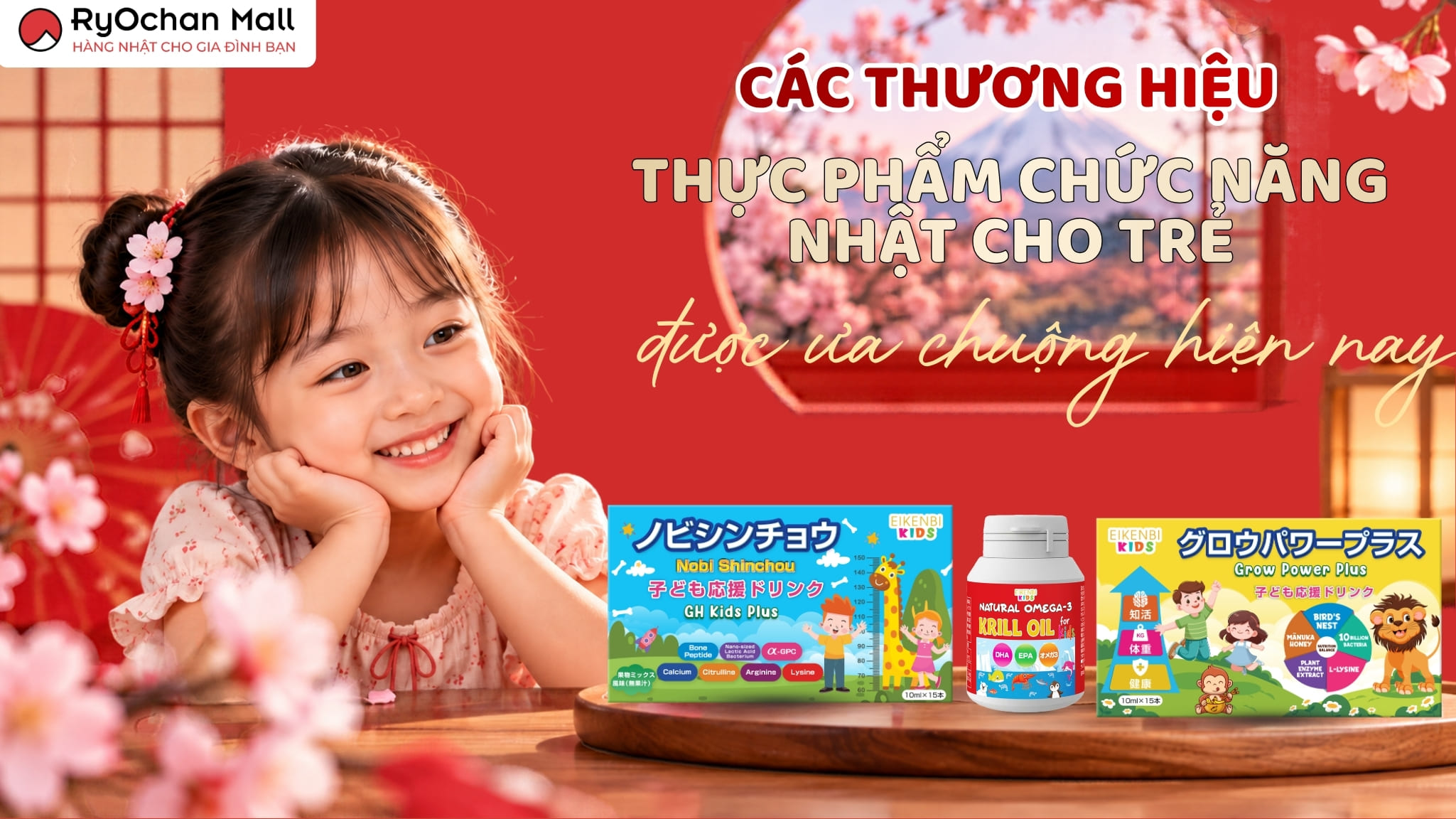 Các Thương Hiệu Thực Phẩm Chức Năng Nhật Cho Trẻ Được Ưa Chuộng