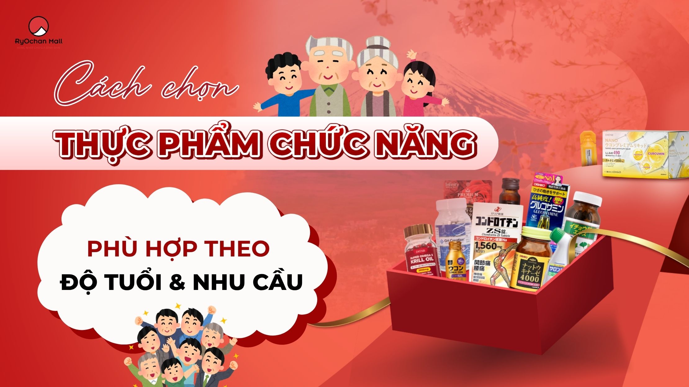 Cách Chọn Thực Phẩm Chức Năng Phù Hợp Theo Độ Tuổi Và Nhu Cầu