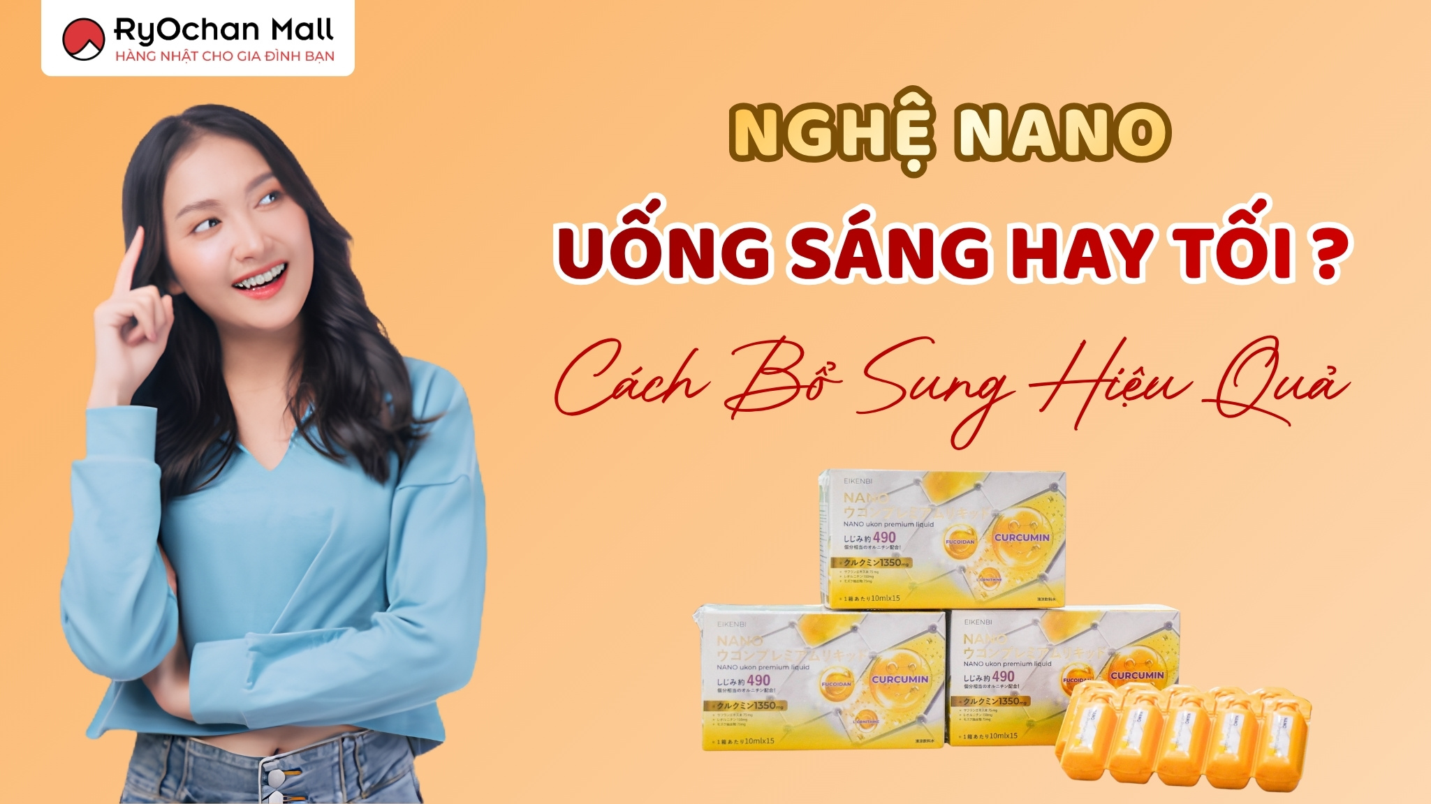 Nghệ Nano Uống Sáng Hay Tối: Cách Bổ Sung Hiệu Quả