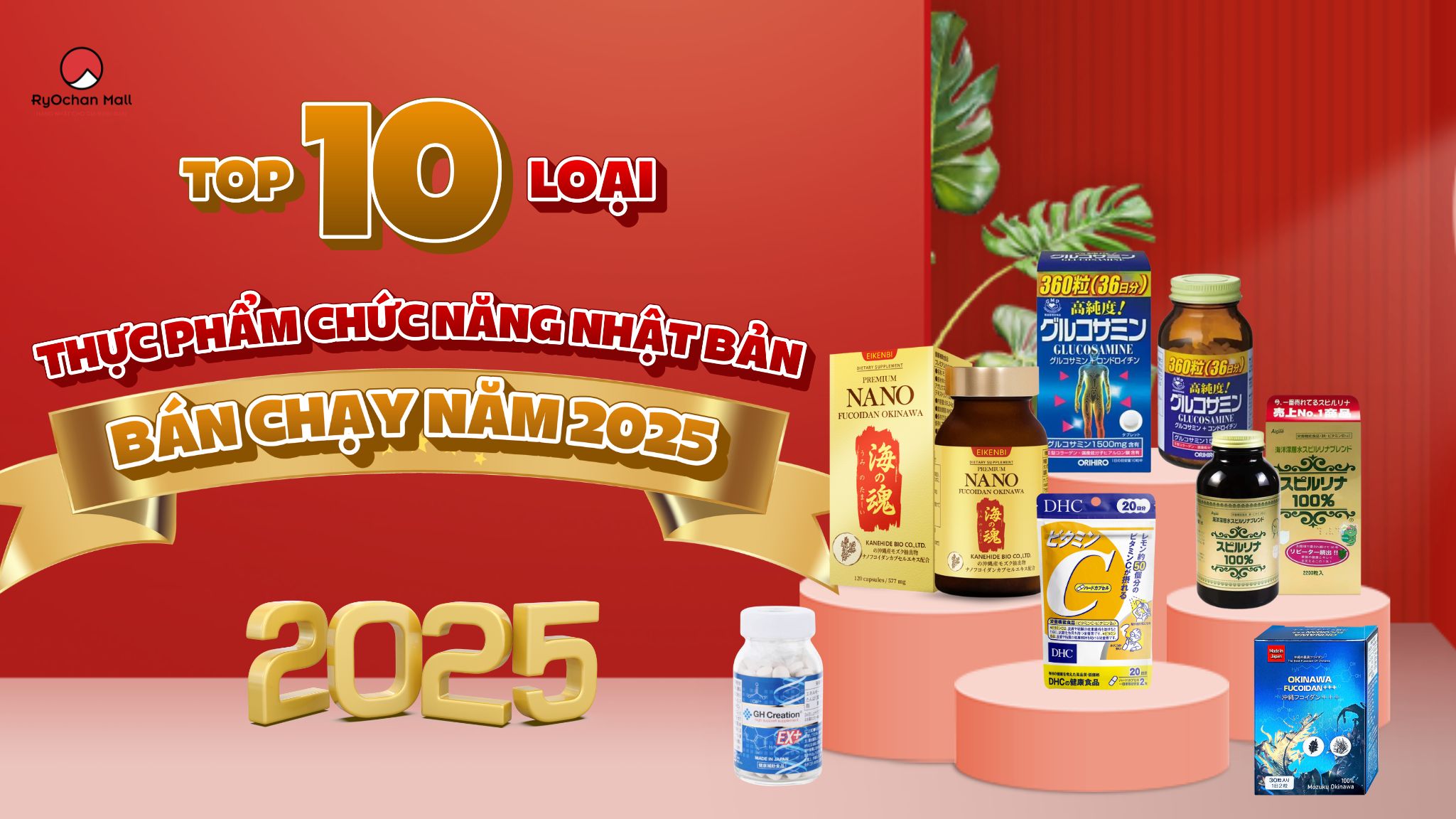 Top 10 Loại Thực Phẩm Chức Năng Nhật Bản Bán Chạy Năm 2025