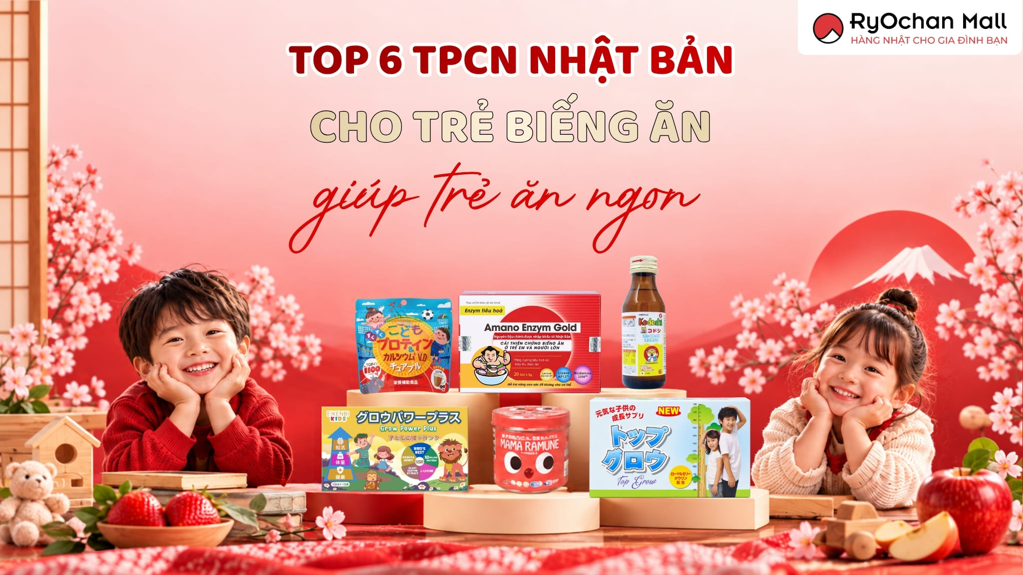 Top 6 TPCN Nhật Bản Cho Trẻ Biếng Ăn, Giúp Bé Ăn Ngon