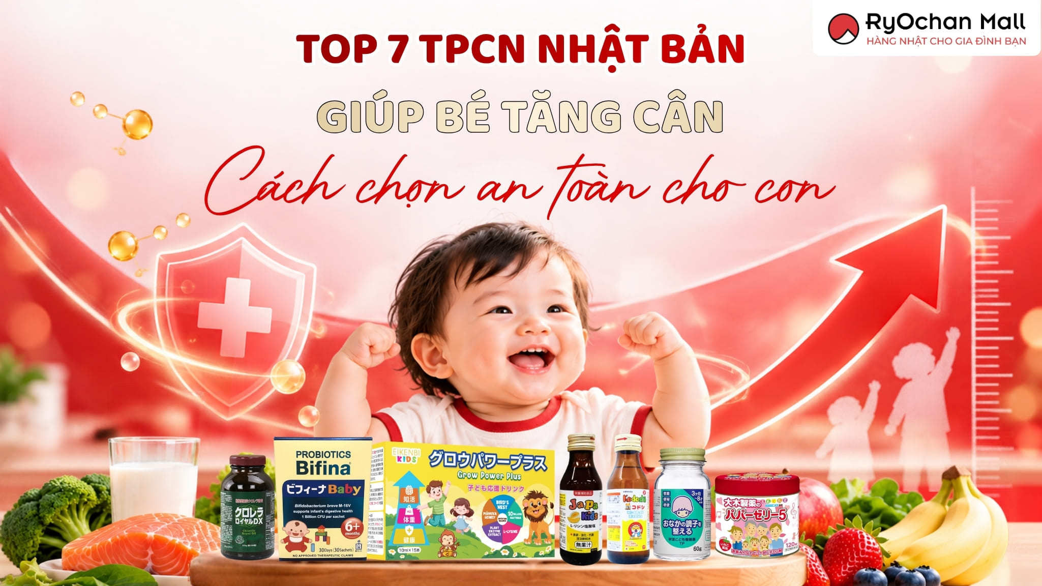 Top 7 TPCN Nhật Bản Giúp Bé Tăng Cân: Cách Chọn An Toàn Cho Con
