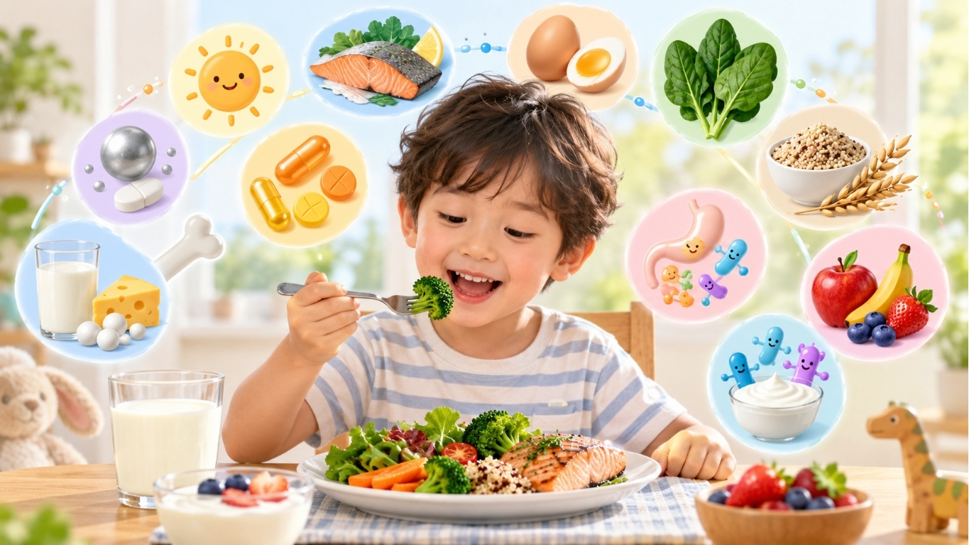 Các dưỡng chất bổ sung giúp trẻ ăn ngon