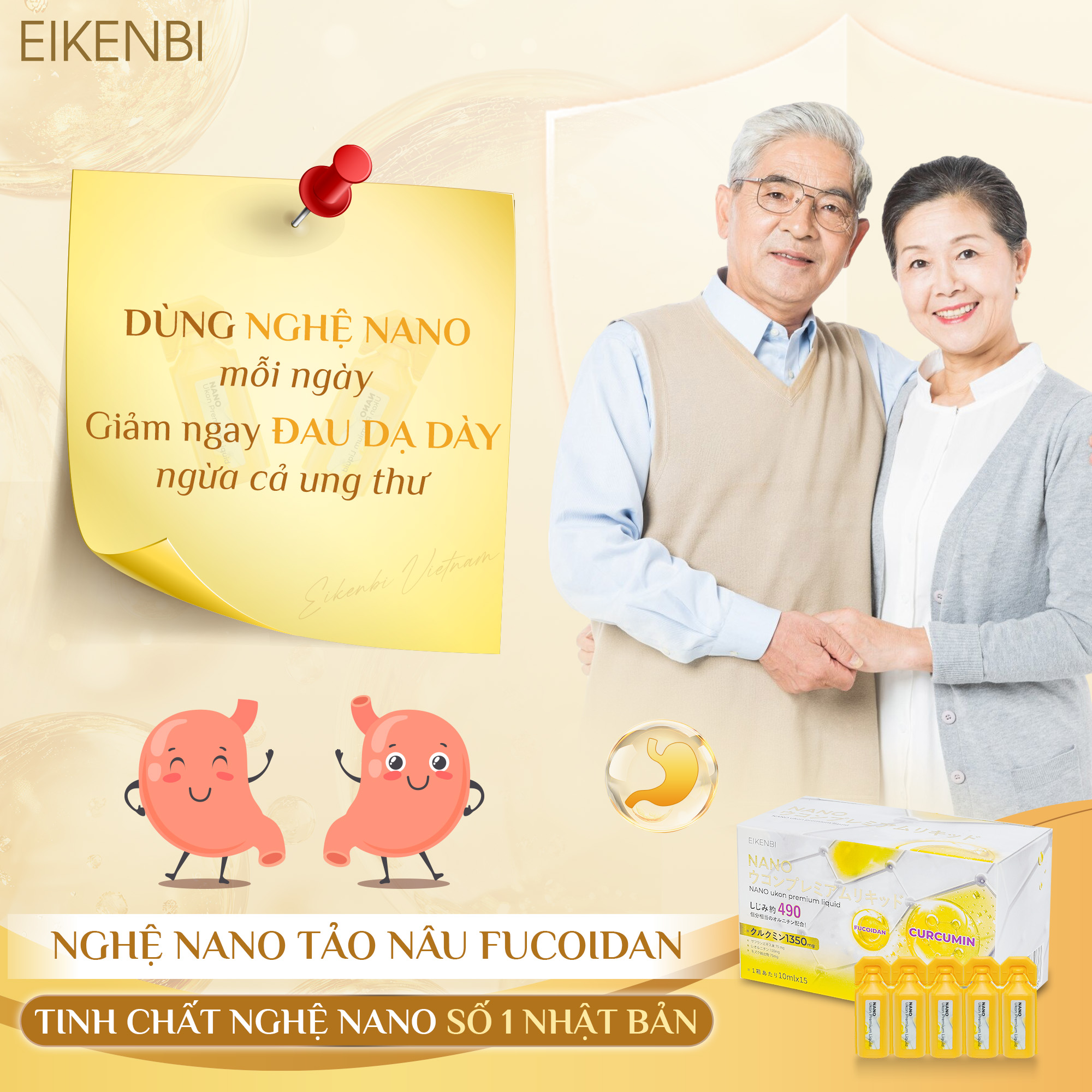 Đối tượng sử dụng nghệ Nano Curcumin Fucoidan Eikenbi