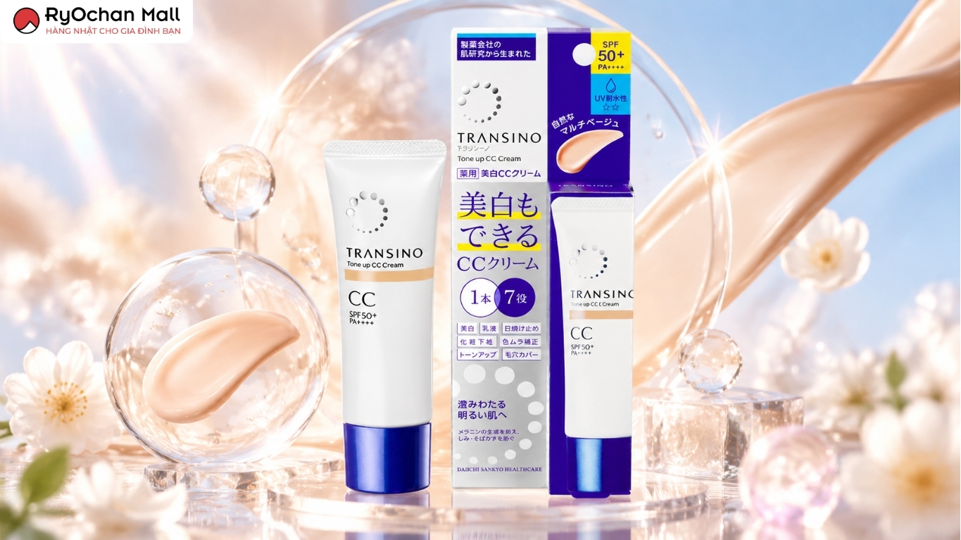 Kem nền chống nắng Transino Tone Up CC Cream