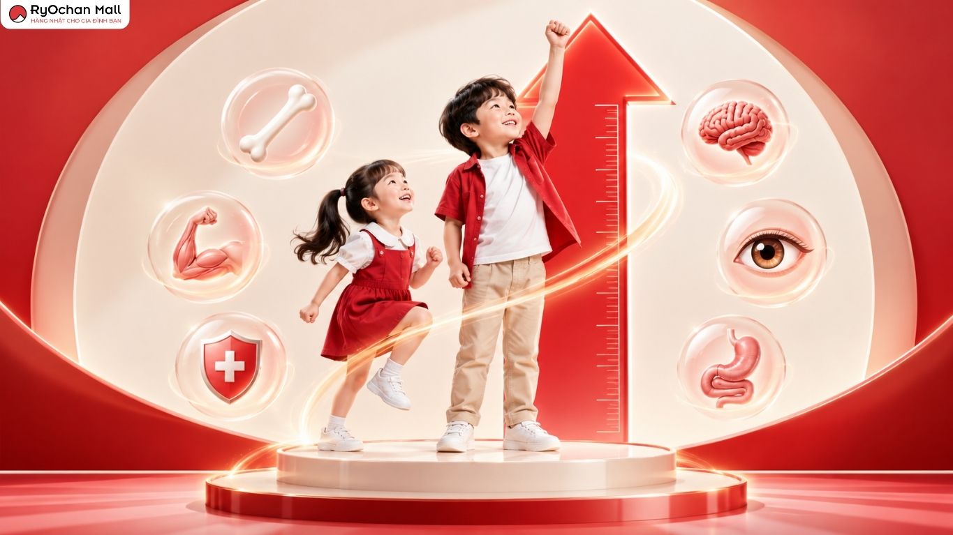 Thời điểm nên bổ sung thực phẩm chức năng hỗ trợ tăng chiều cao cho trẻ?