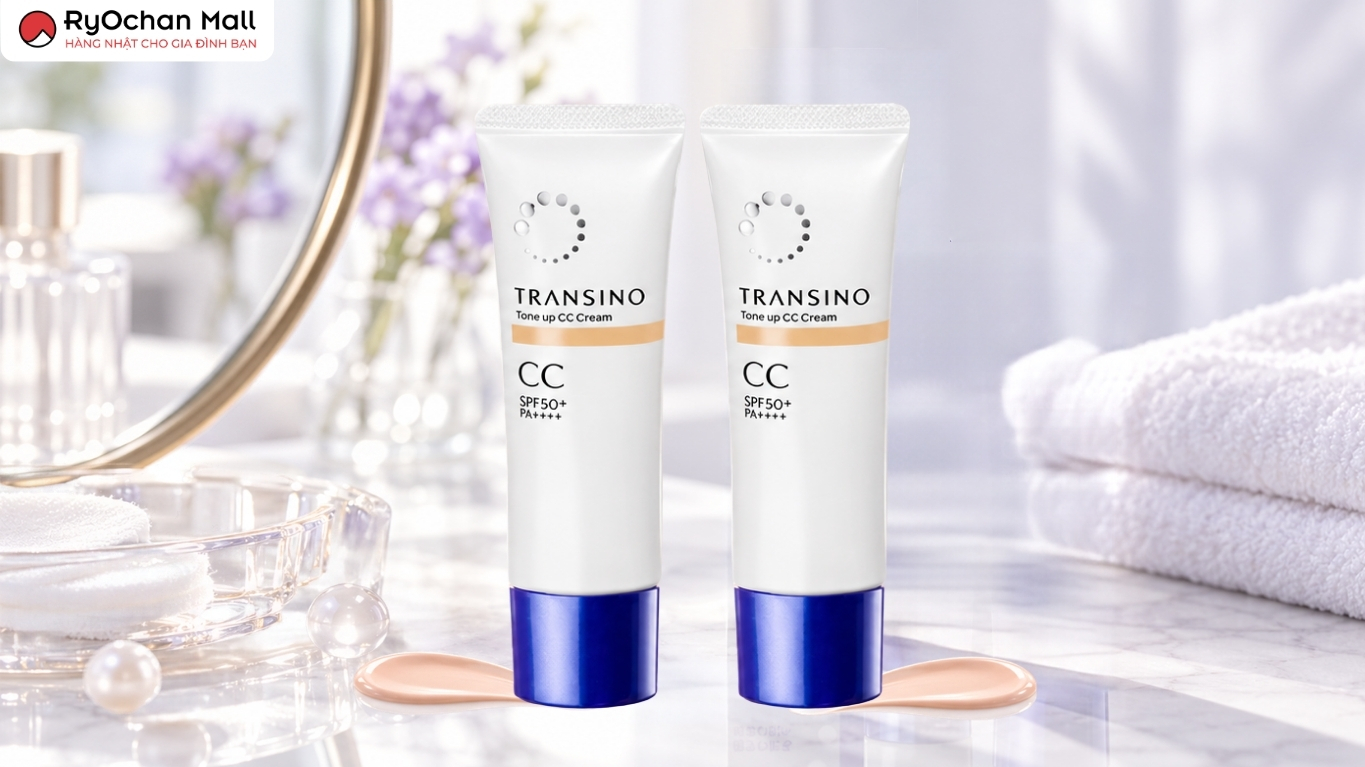 Lưu ý khi sử dụng kem nền chống nắng Transino Tone Up CC Cream