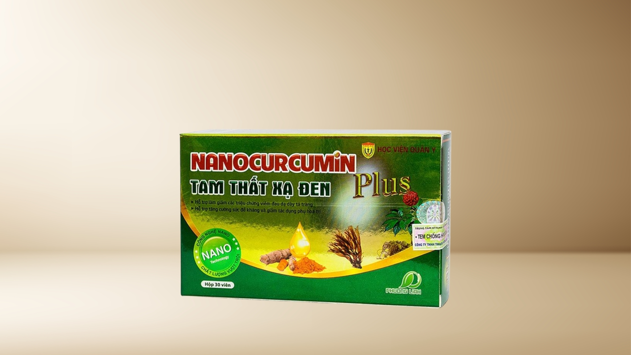Nano Curcumin tam thất xạ đen Plus 
