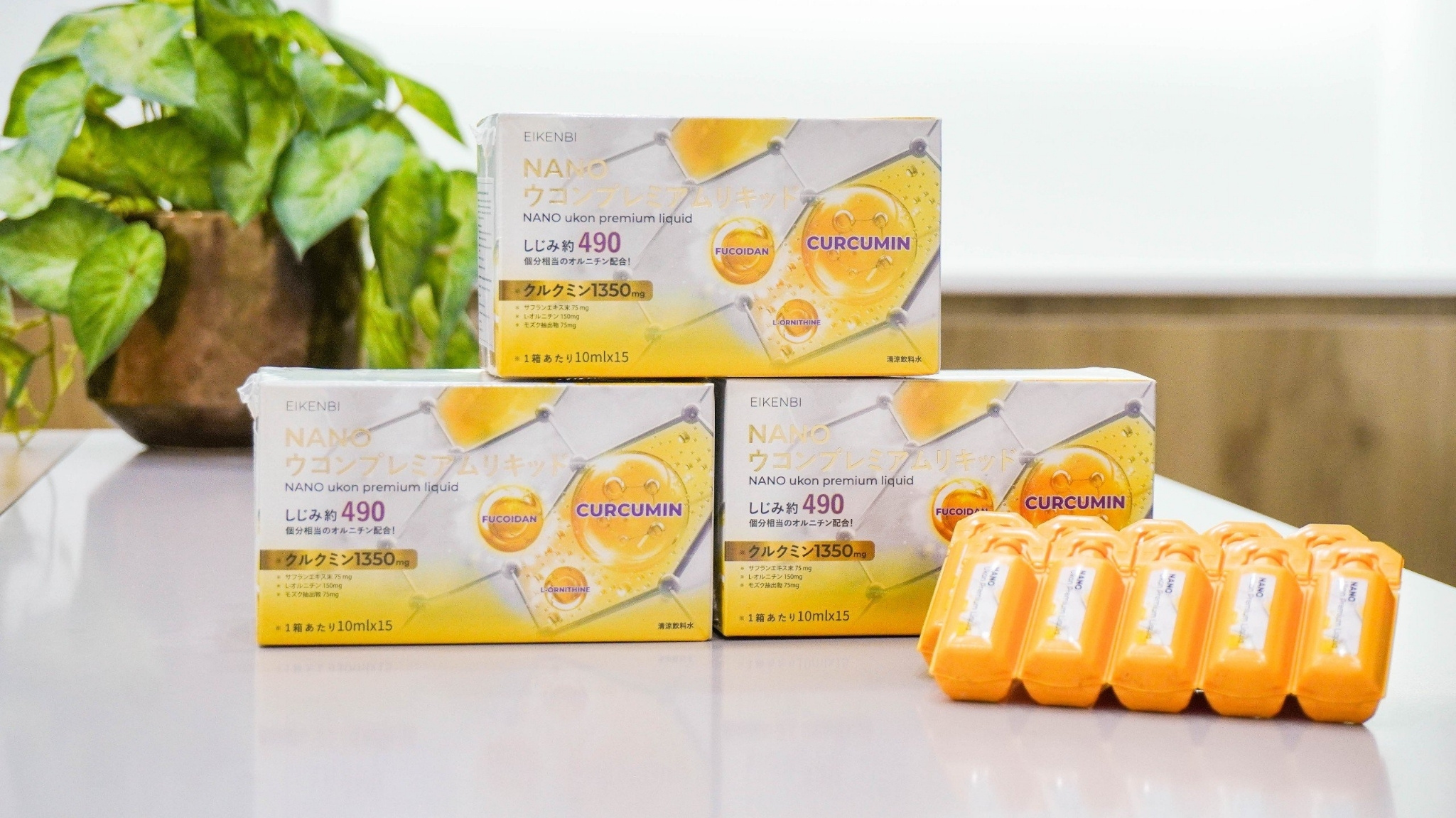 Nghệ Nano tảo nâu Fucoidan Eikenbi