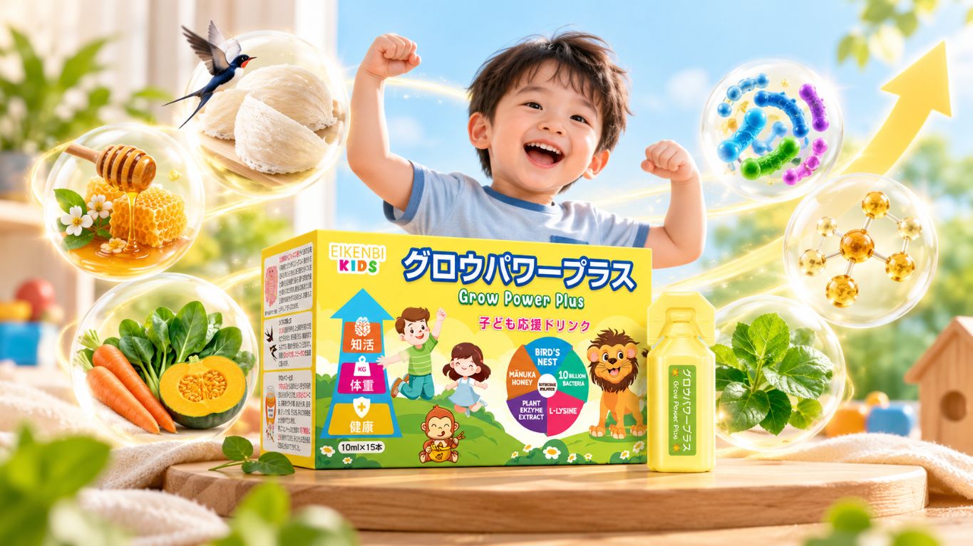 Siro giúp bé tăng cân Grow Power Plus Eikenbi