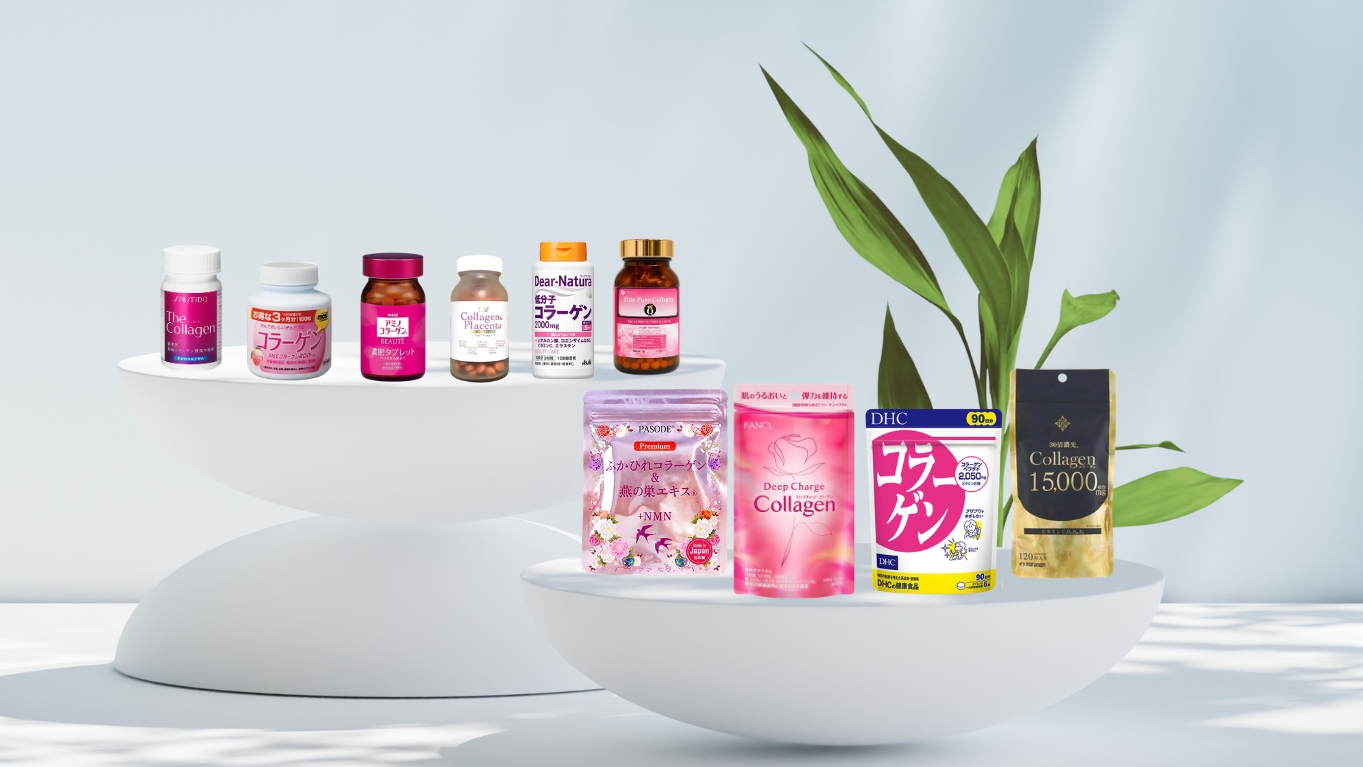 Top 10 Collagen dạng viên của Nhật được ưa chuộng hiện nay