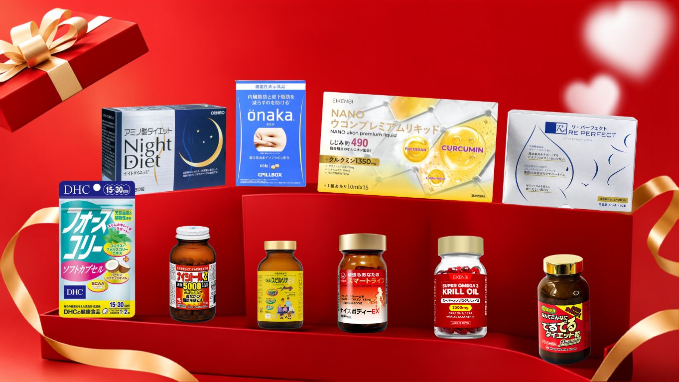 Top 10 thực phẩm chức năng hỗ trợ giảm cân Nhật Bản đáng tham khảo
