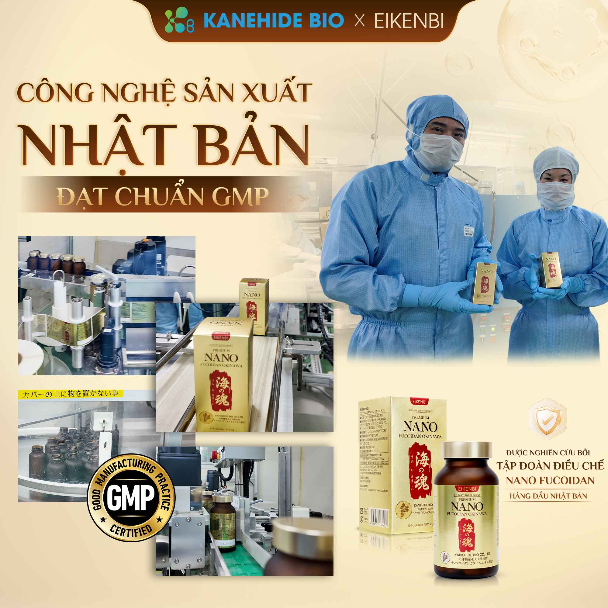 Ưu Điểm Của Viên Uống Ngừa Ung Thư Nano Fucoidan Okinawa Kanehide Bio x Eikenbi