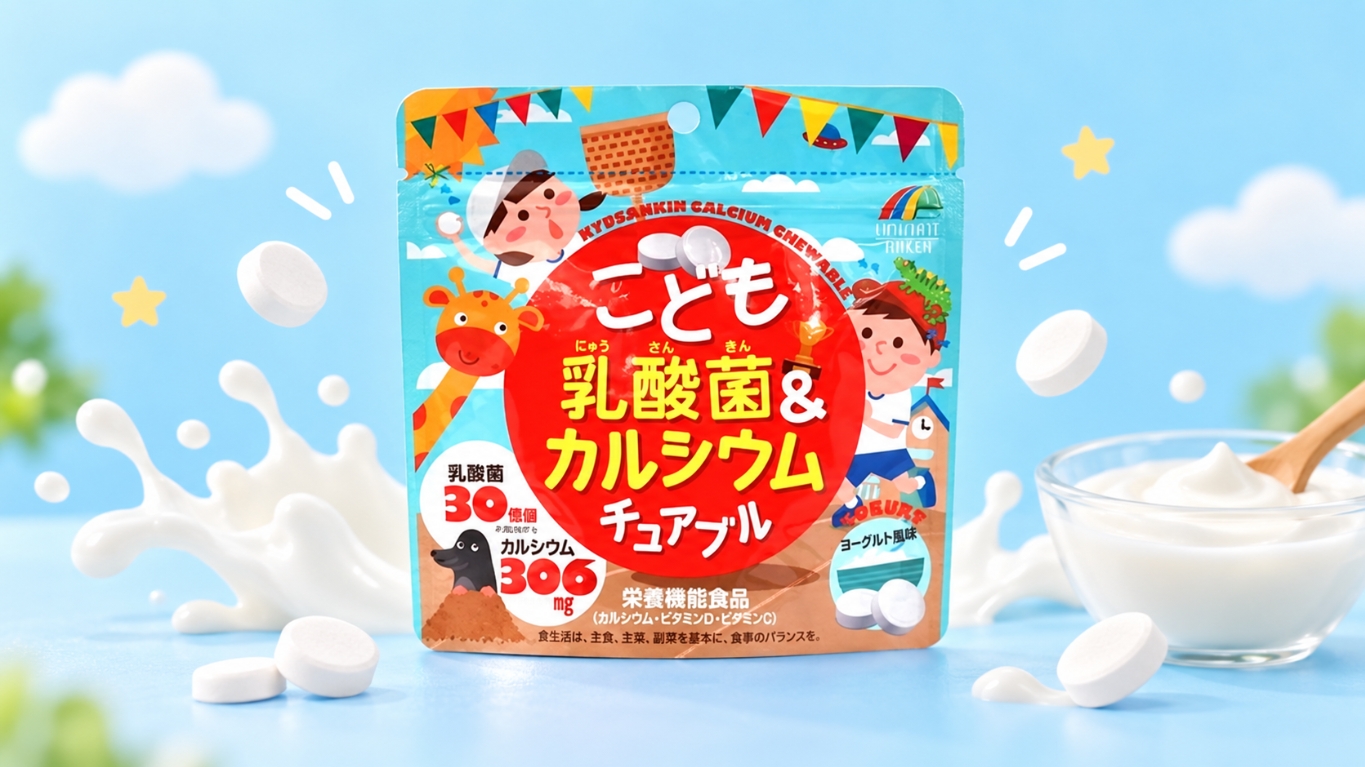 Viên nhai bổ sung Canxi và Lactic Unimat Riken