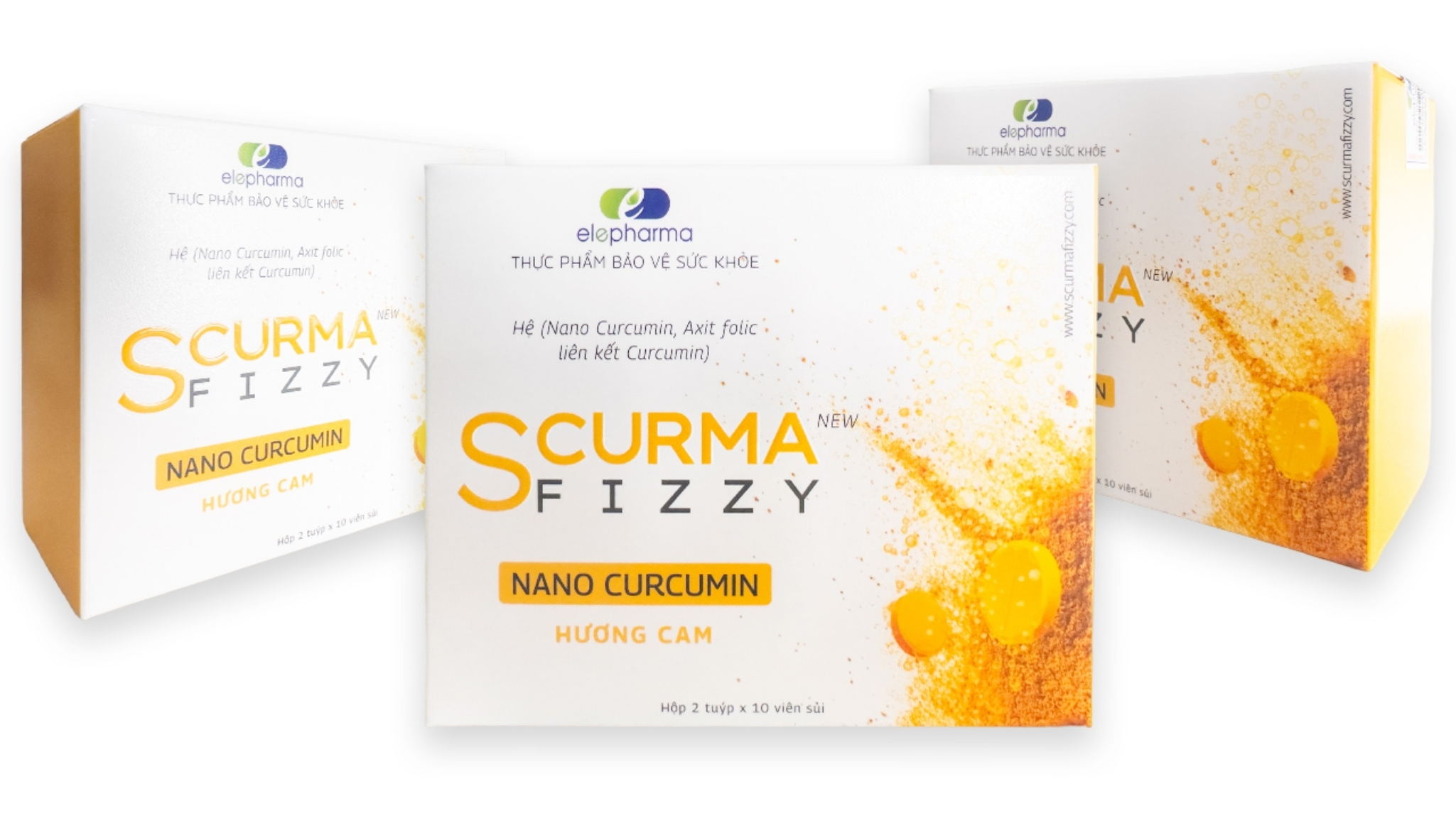 Viên sủi Nano Curcumin SCurma Fizzy