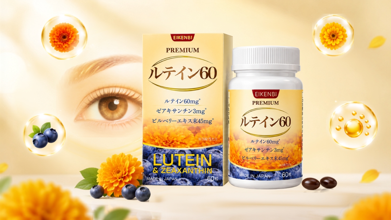 Viên uống bổ mắt, cải thiện thị lực Premium Lutein 60 Eikenbi