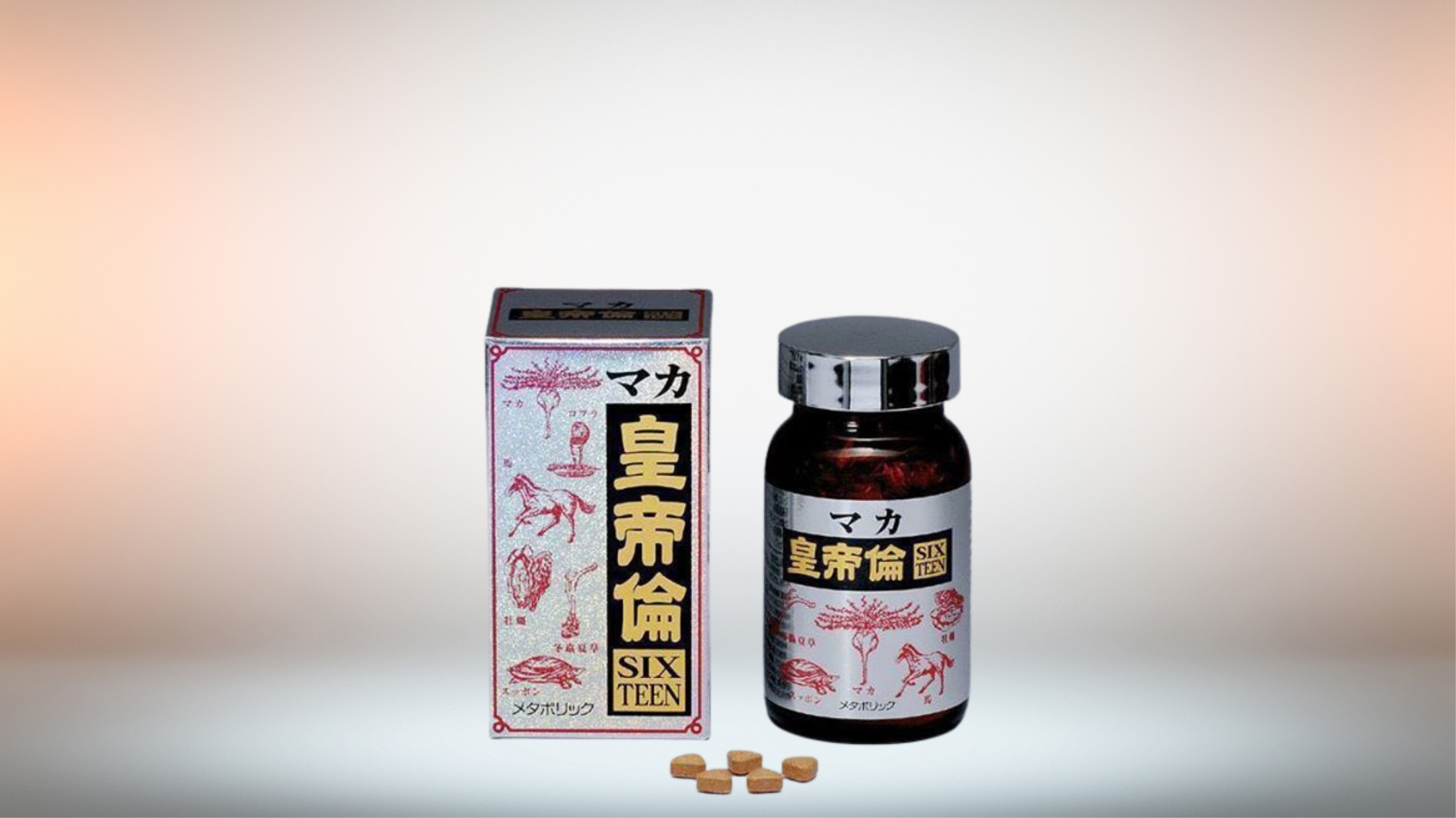 Viên uống bổ thận tráng dương Maka Sixteen 200v Nhật Bản
