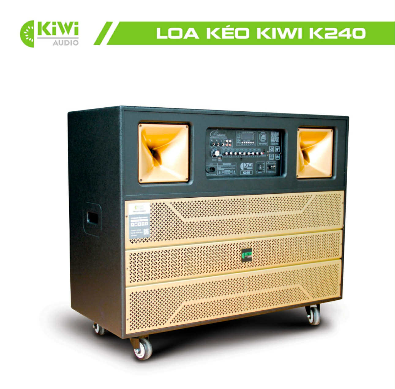 LOA DI ĐỘNG KIWI K240 ( 2 BASS 40 )