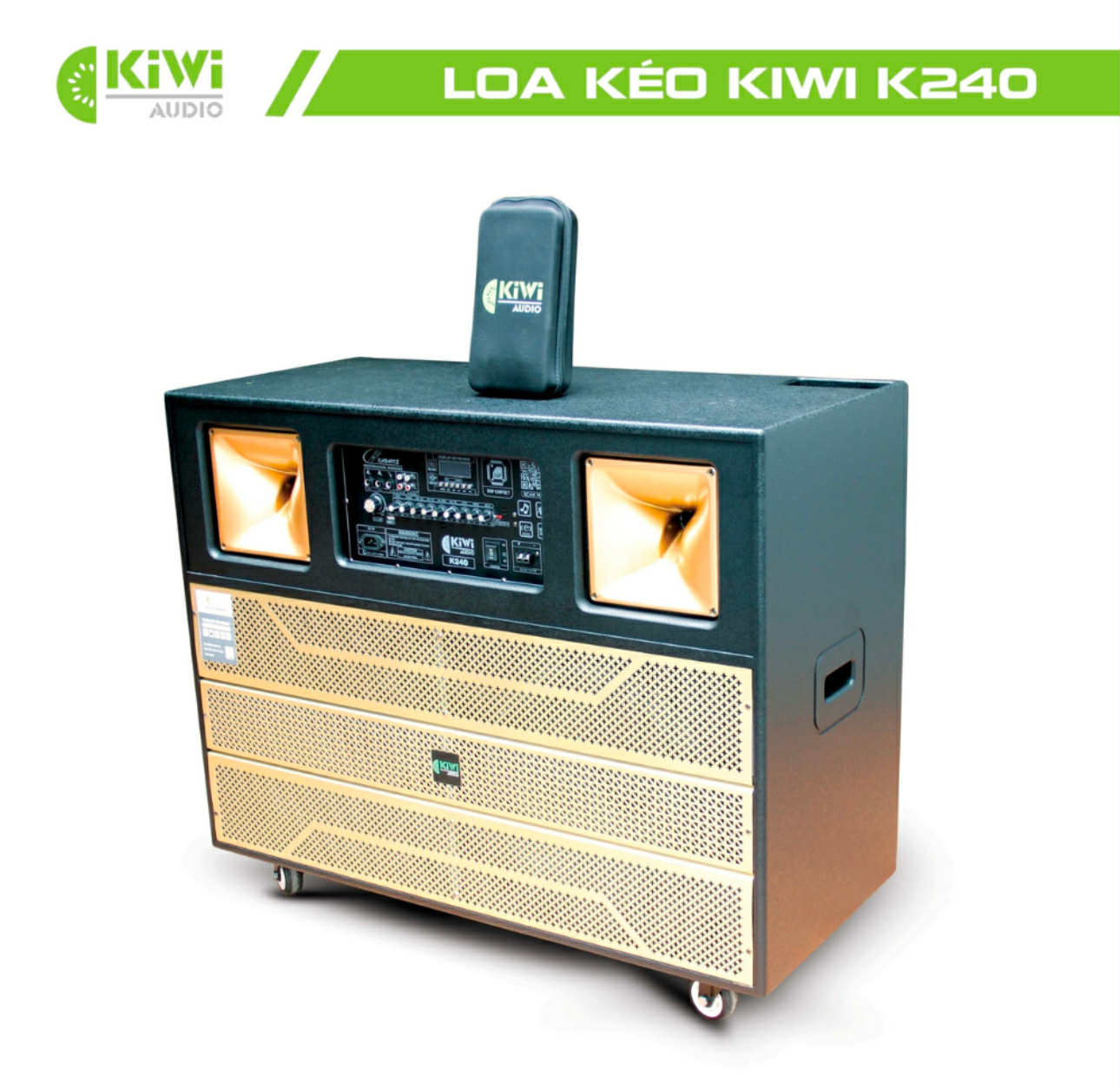 LOA DI ĐỘNG KIWI K240 ( 2 BASS 40 )