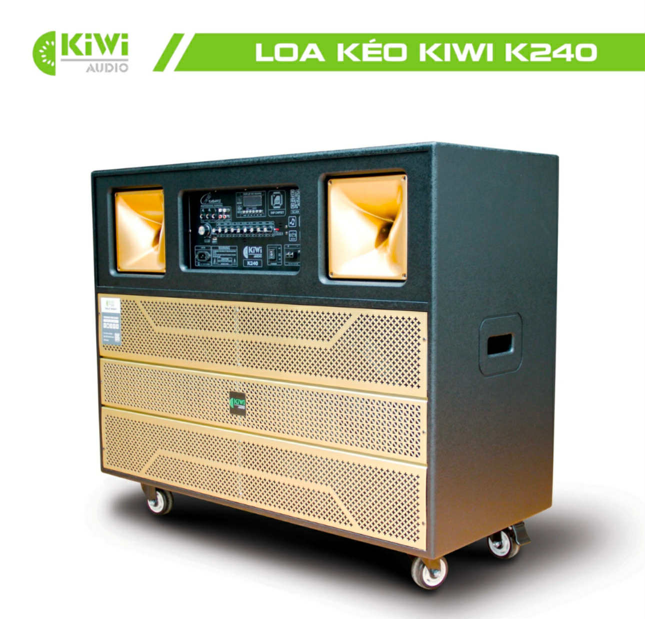 LOA DI ĐỘNG KIWI K240 ( 2 BASS 40 )