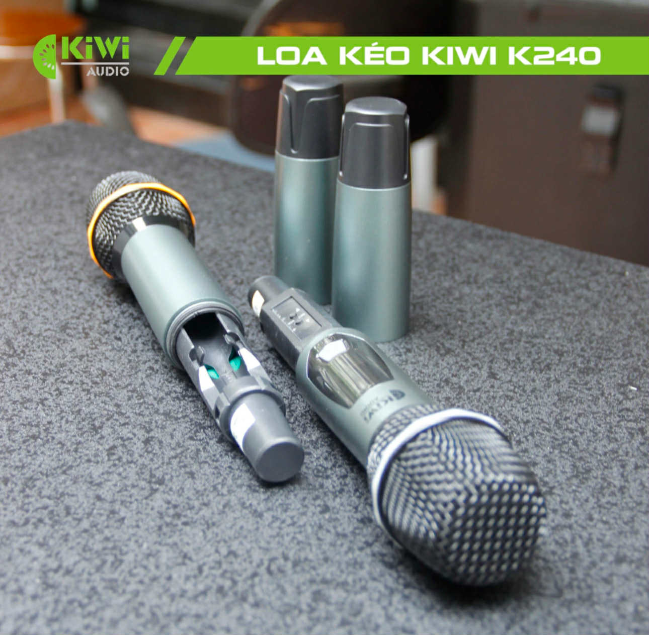 LOA DI ĐỘNG KIWI K240 ( 2 BASS 40 )
