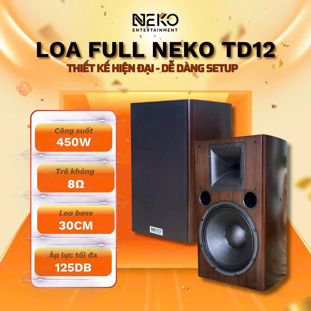 DÀN KARAOKE GIA ĐÌNH NEKO TD 12