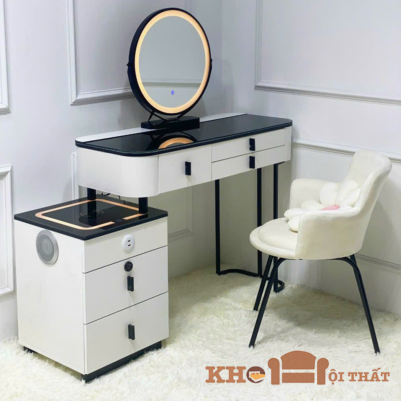 Bàn trang điểm kèm ghế nhập khẩu giá tốt BTD-01