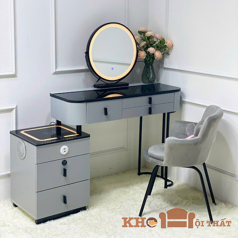 Bàn trang điểm kèm ghế nhập khẩu giá tốt BTD-01