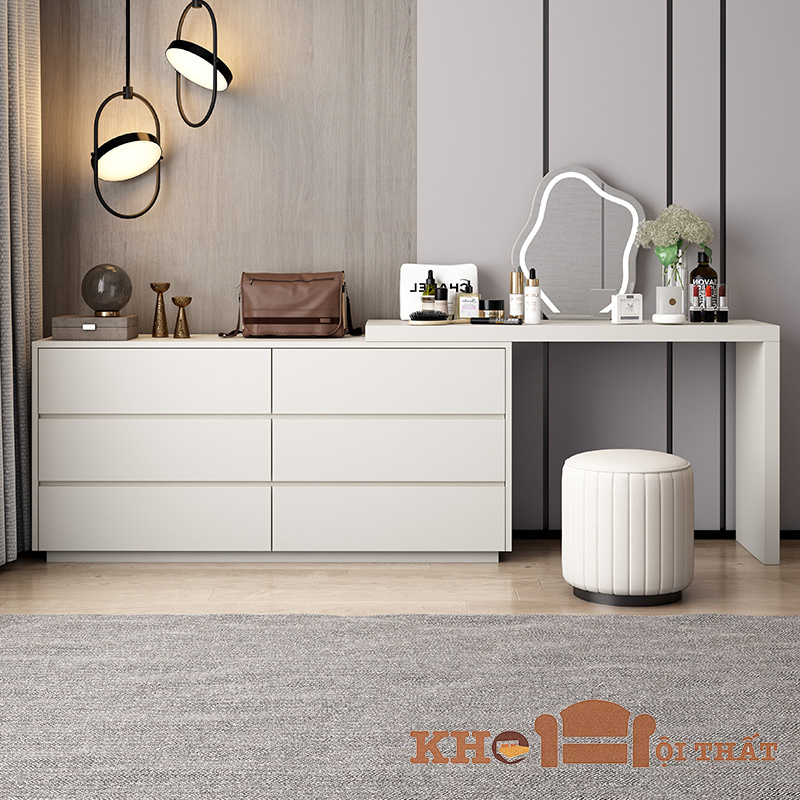 Bộ bàn trang điểm kết hợp tủ trang trí BTD-12