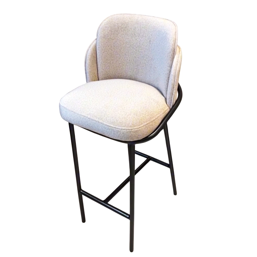 Ghế bar Minoti chân sắt sơn tĩnh điện bọc vải nhiều màu GBB-54