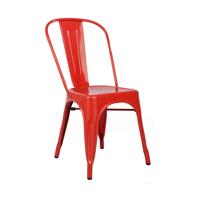 Ghế tolix chữ A nhiều màu cho quán ăn GCF-06