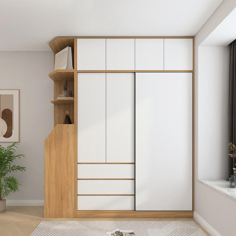 Tủ quần áo cánh lùa nhiều ngăn hộc TA-20