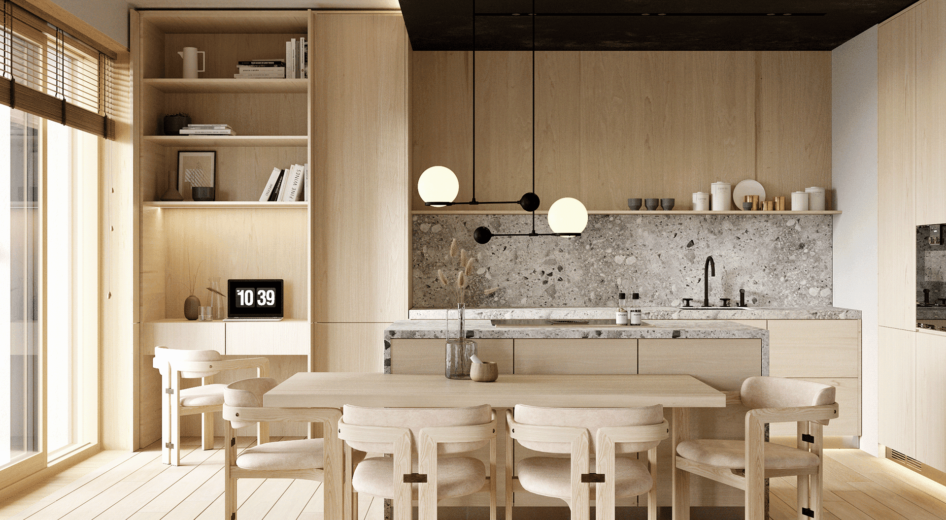 Tủ bếp nhỏ cho căn hộ dịch vụ TB-11