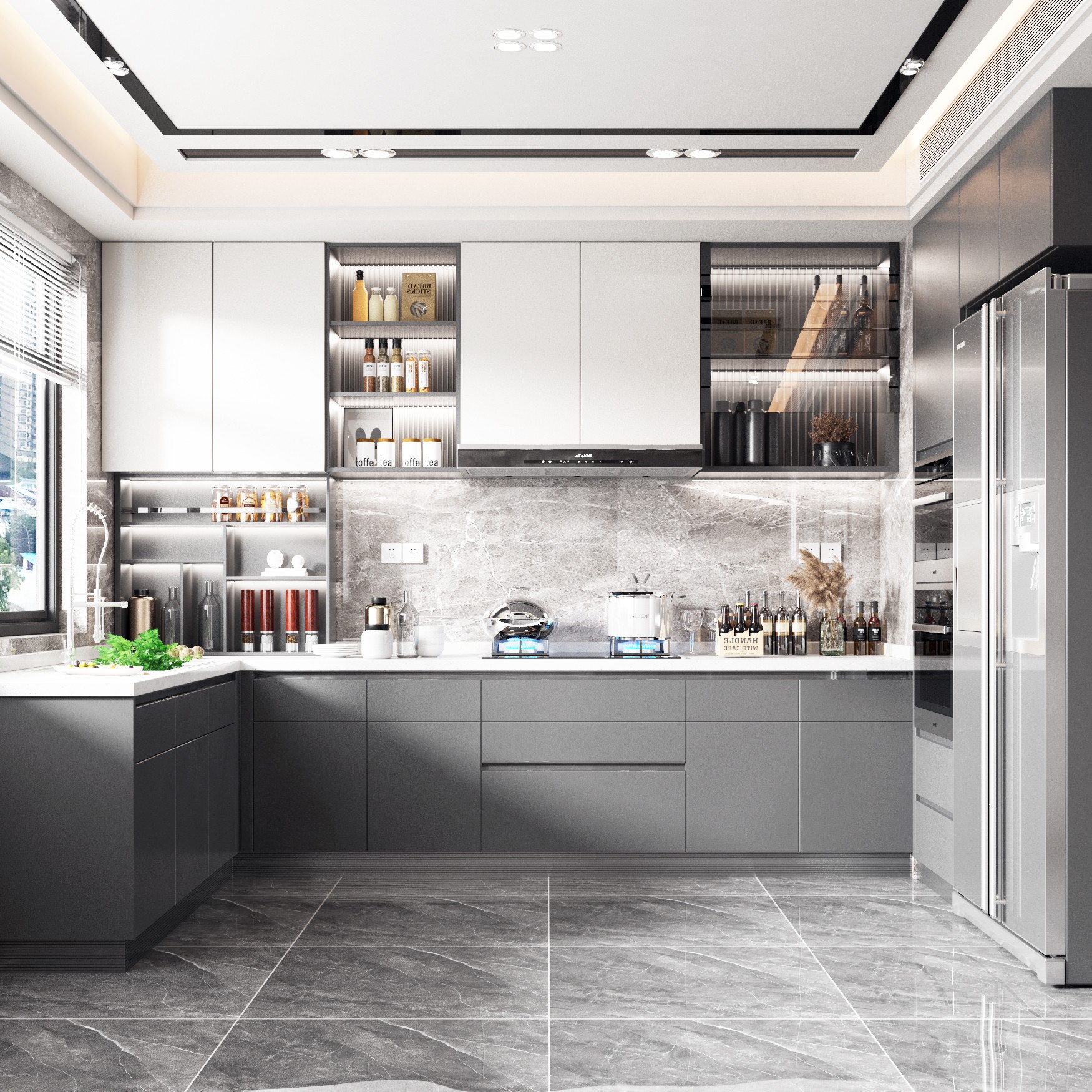 Tủ bếp nhỏ cho căn hộ chung cư TB-19