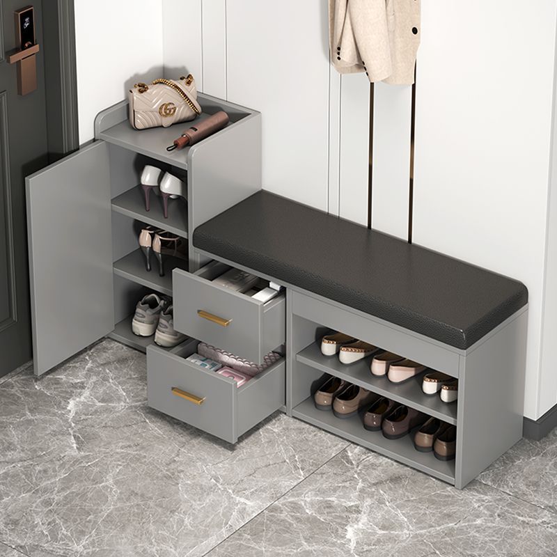 Tủ giày nhỏ gọn có nệm ngồi gỗ MDF KG-37