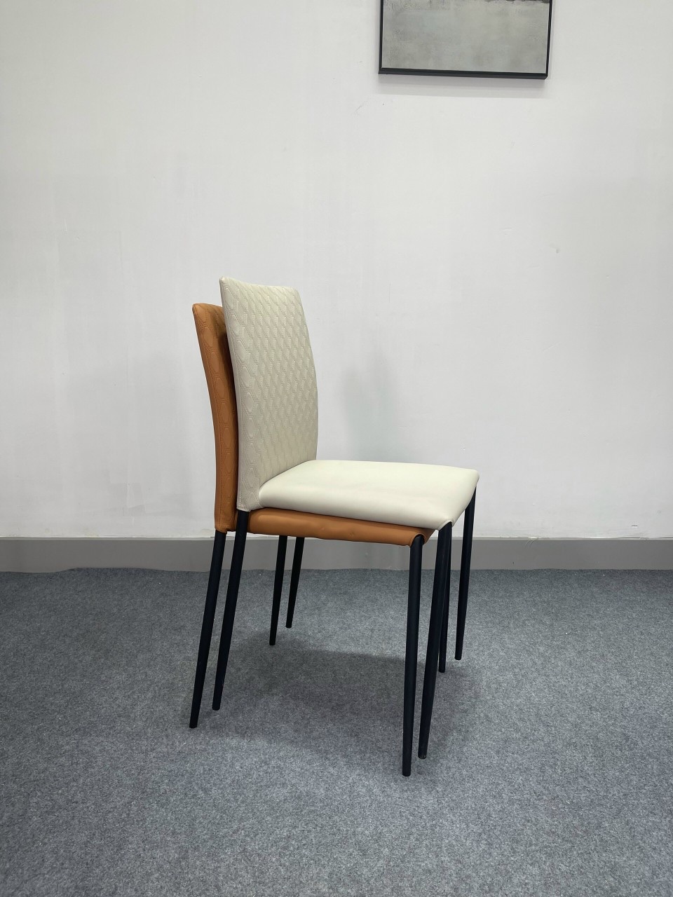 Ghế ăn xếp gọn bọc da cao cấp nhập khẩu GA-82