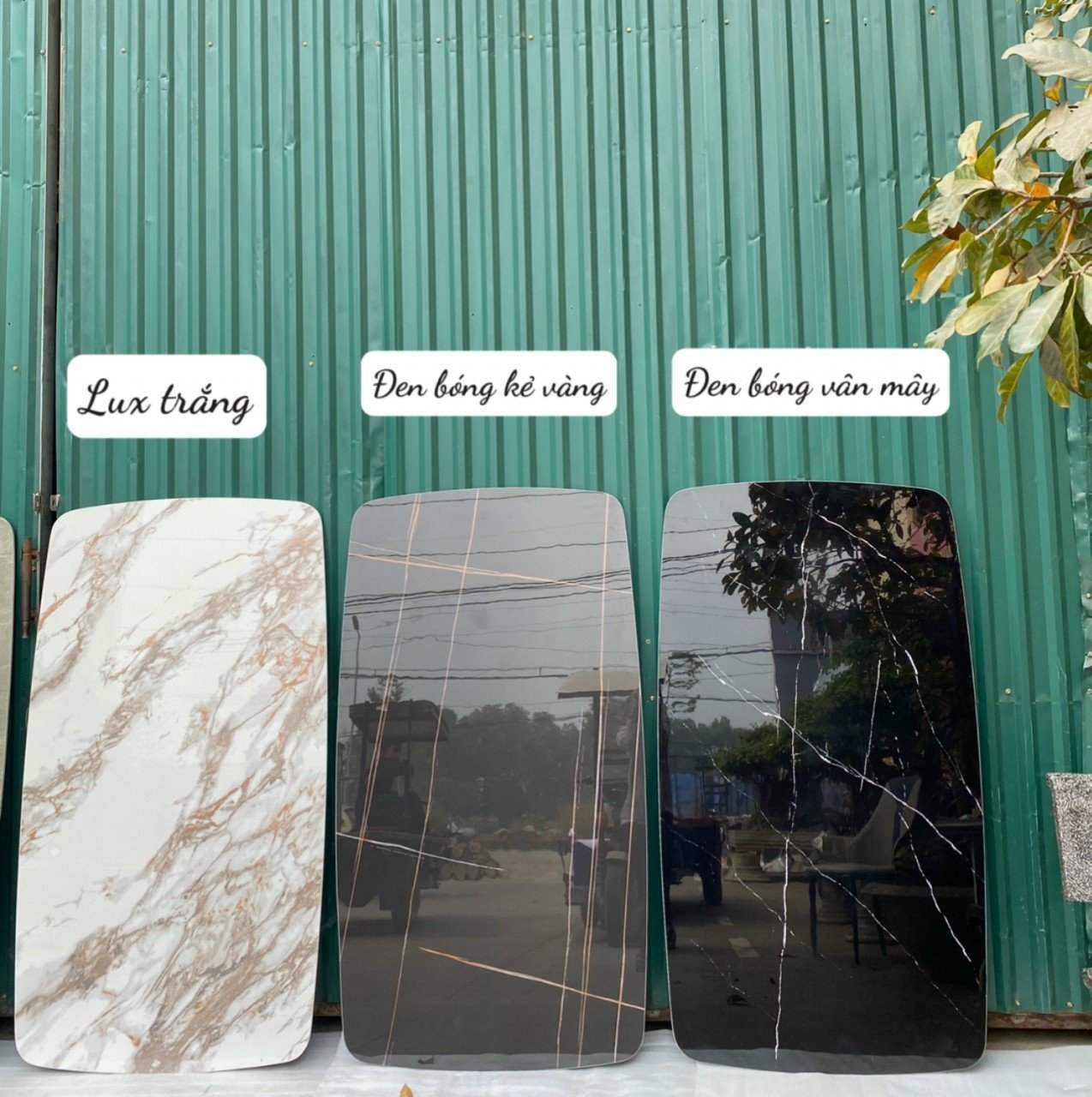 Bàn ăn mặt đá chân sắt sơn tĩnh điện B-08