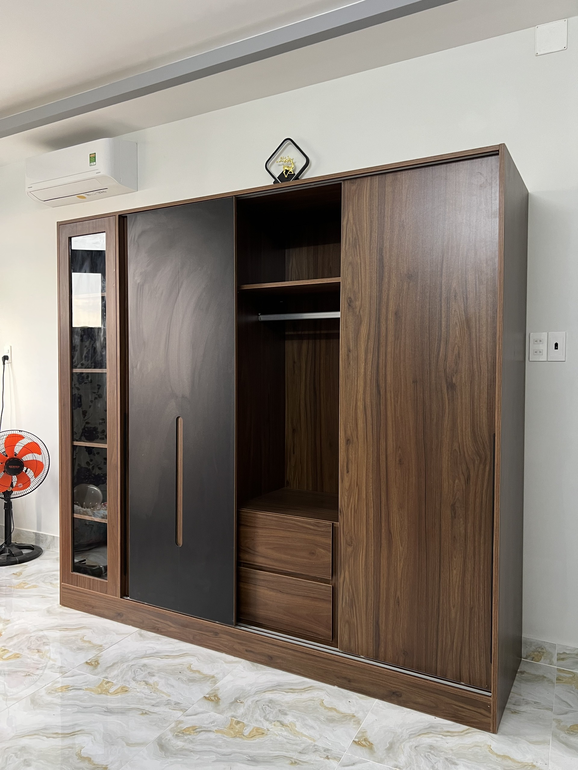 Tủ quần áo gỗ MDF giá rẻ TPHCM TA-08