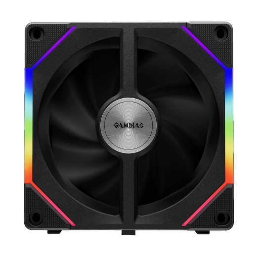 Fan Case Gamdias AEOLUS P2-1201 ARGB PWM 120mm Black CCAEOLP21201BLGA
