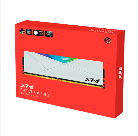Ram Adata XPG Spectrix D50 RGB 16GB 3200 White