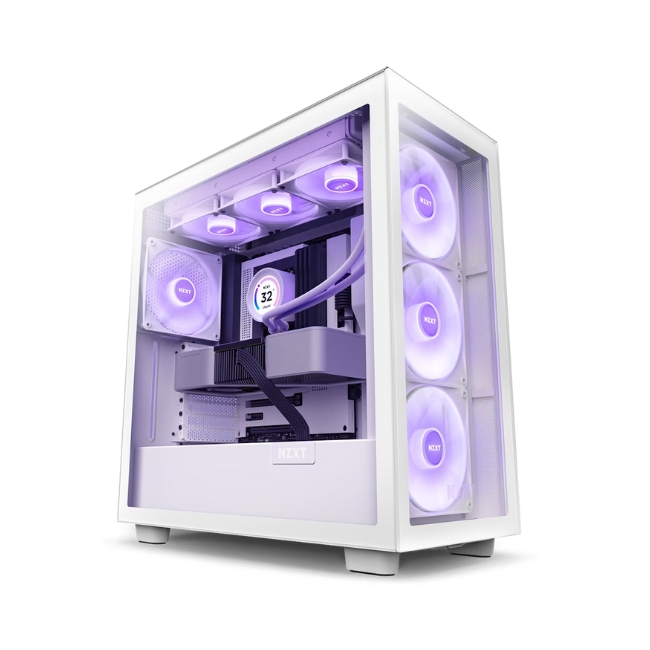 Vỏ case NZXT H7 Elite White Mid Tower