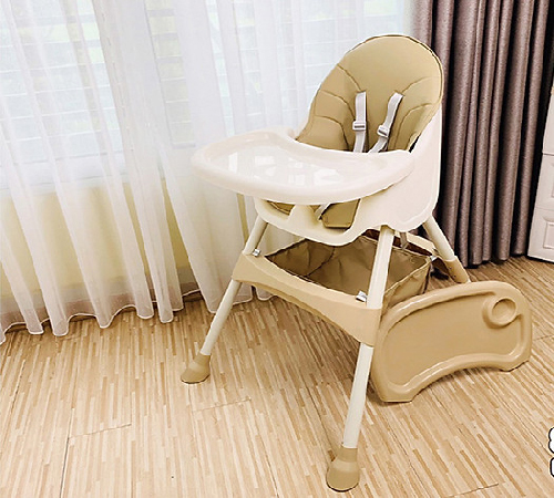 Ghế ăn Umoo gấp gọn kem UM- 04144
