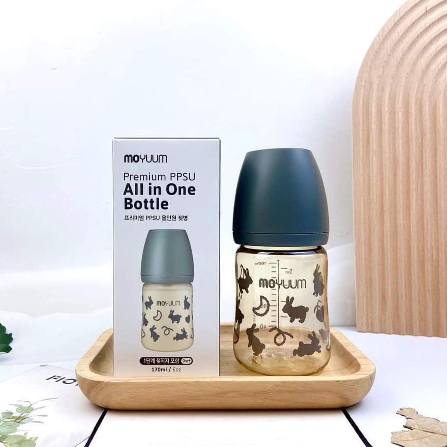 Bình sữa moyuum Họa tiết 170 ml