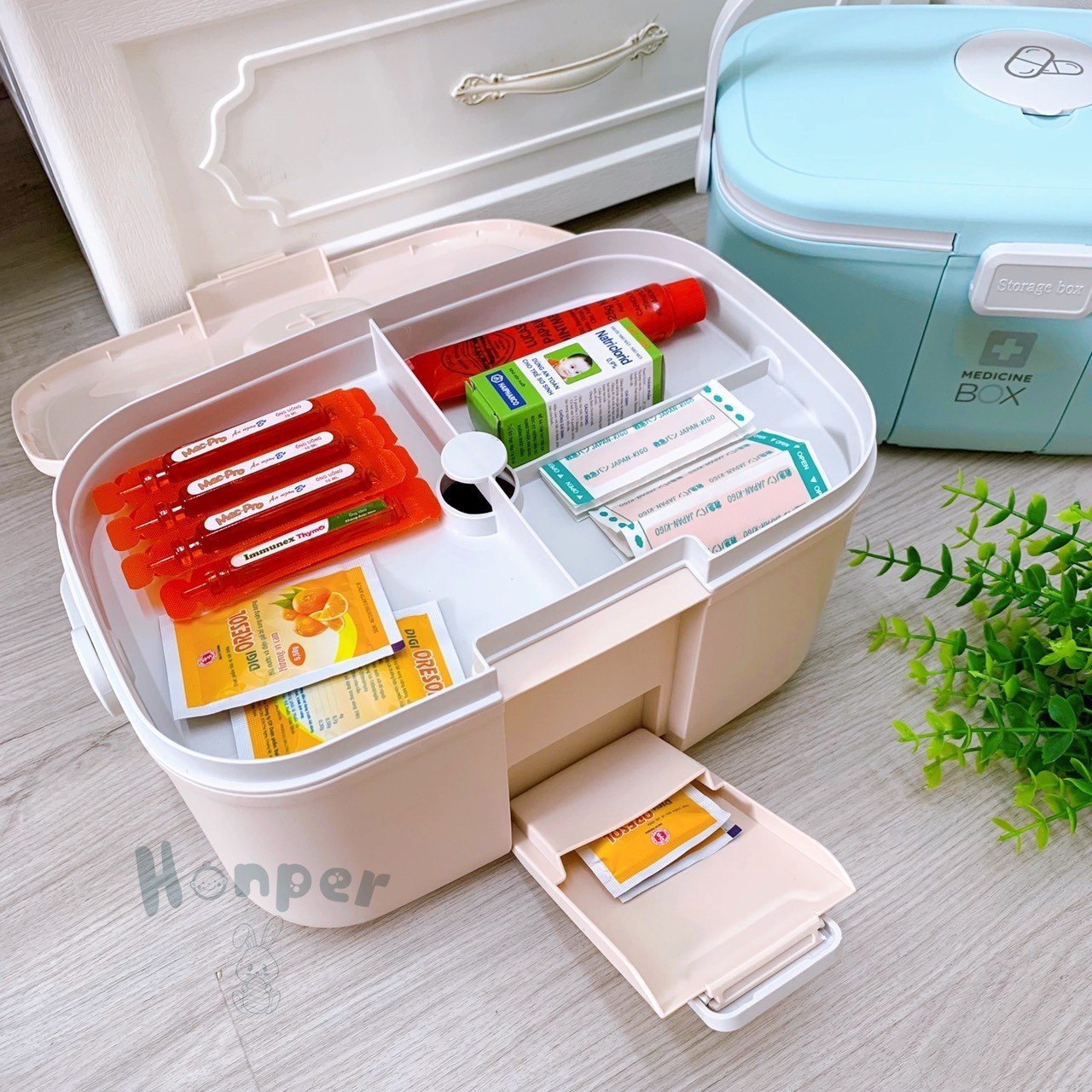 Hộp đựng thuốc honper đa năng